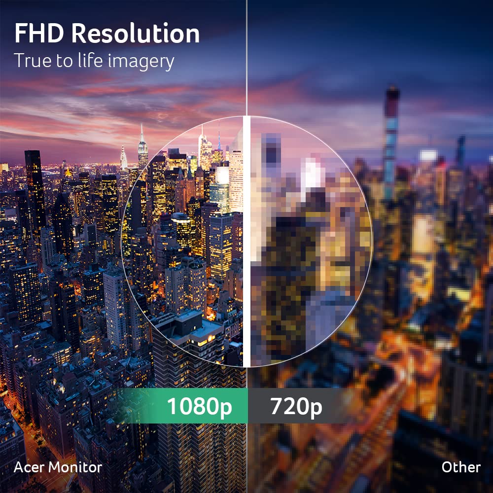 Acer 27in FHD 1920x1080 IPS 120Hz Office Monitor KB272 G0bi | 1ms, AdaptiveSync (FreeSync Compatible), sRGB 99%, HDMI, VGA, VESA Mountable, Bluelight Filter, Flickerless Technology