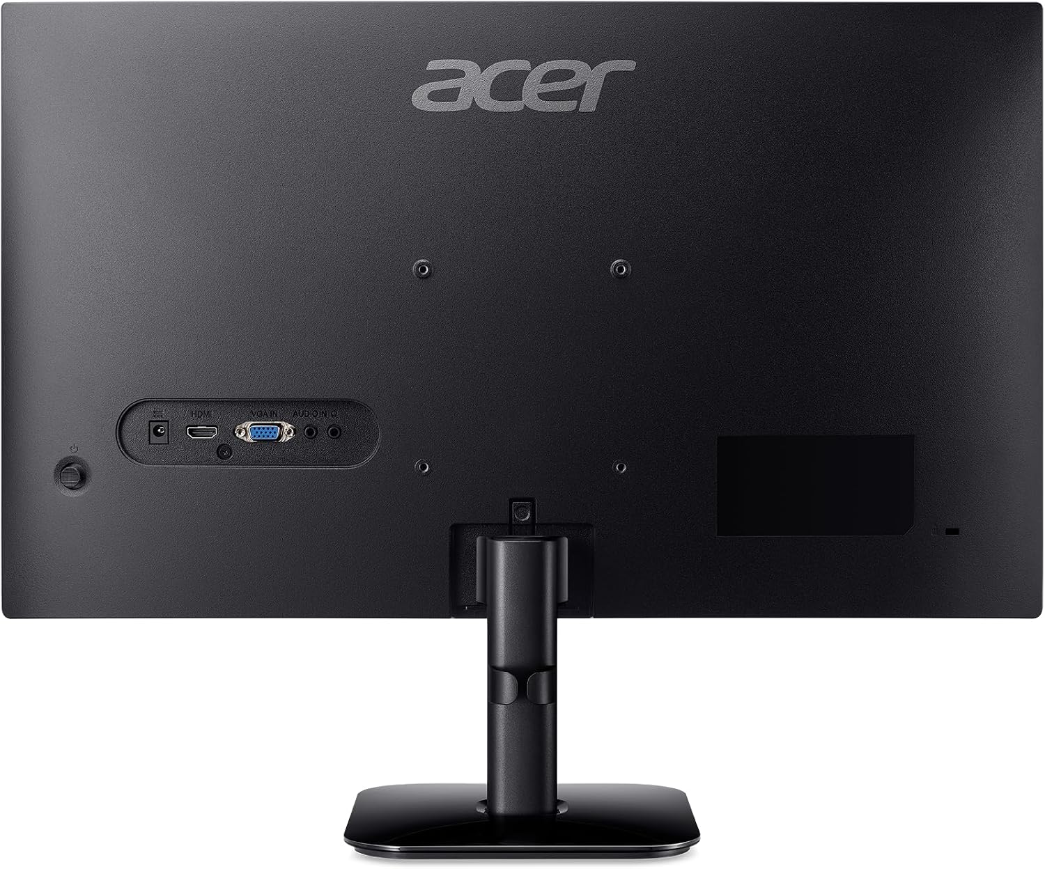Acer 27in FHD 1920x1080 IPS 120Hz Office Monitor KB272 G0bi | 1ms, AdaptiveSync (FreeSync Compatible), sRGB 99%, HDMI, VGA, VESA Mountable, Bluelight Filter, Flickerless Technology