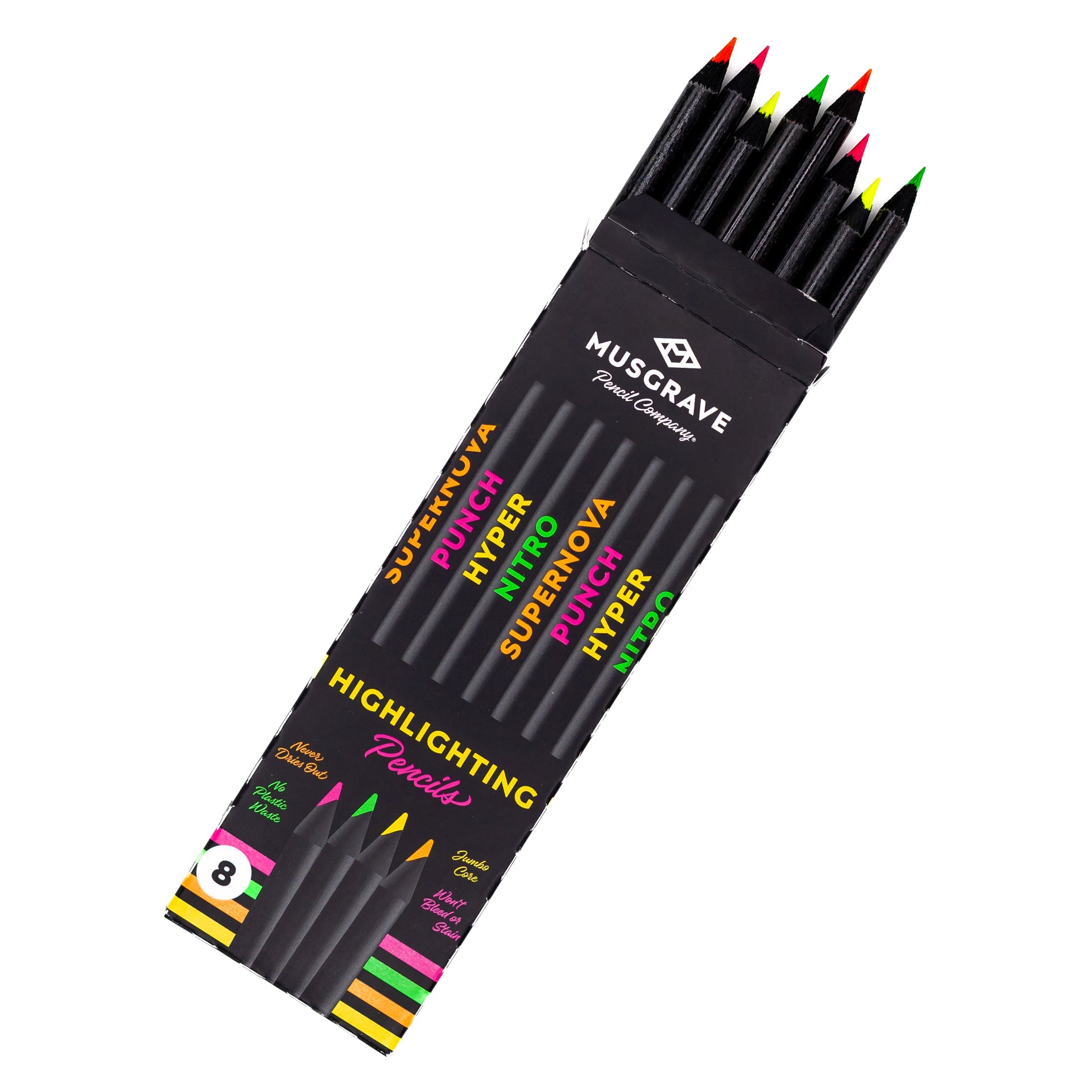 Highlighting Pencils — Set of 8