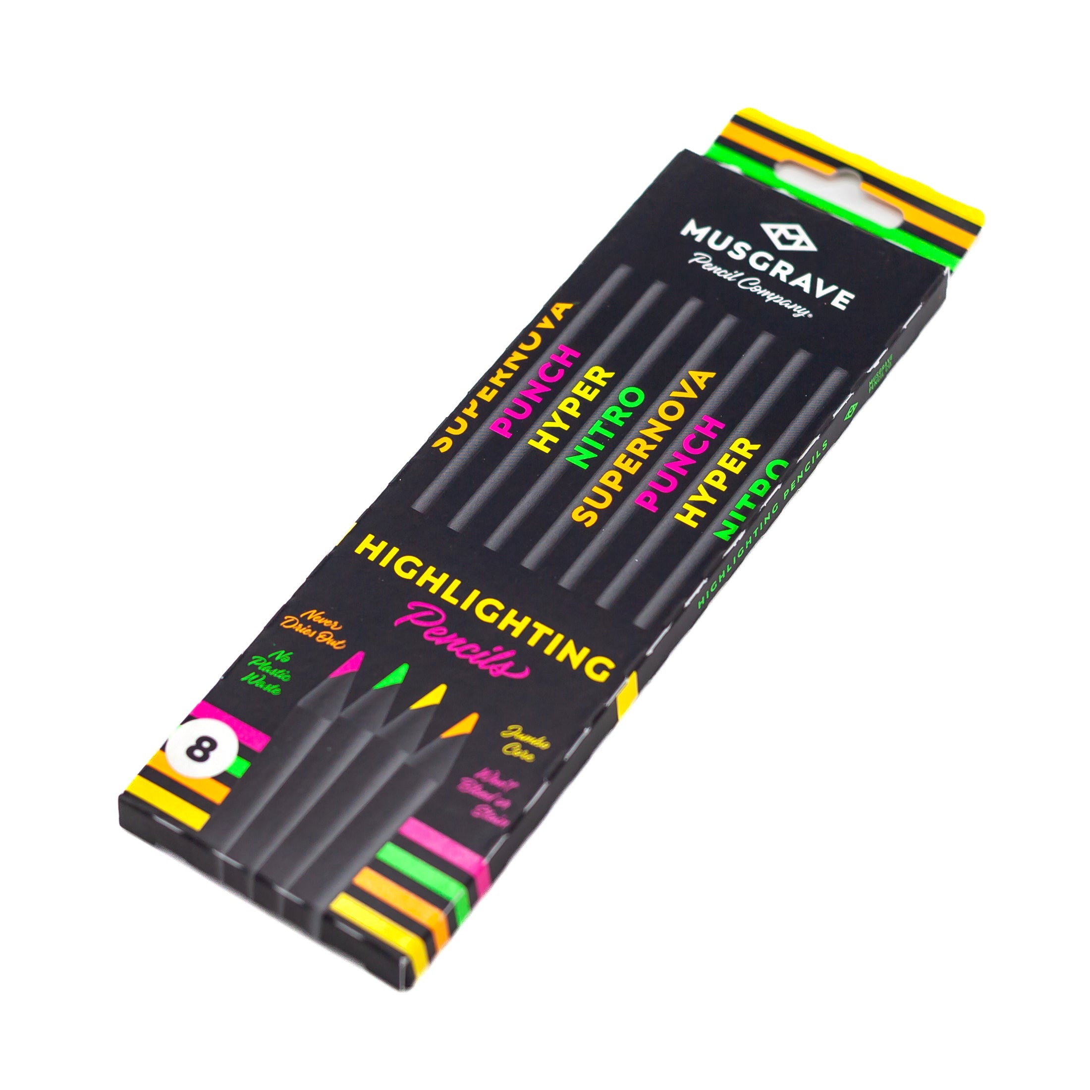 Highlighting Pencils — Set of 8