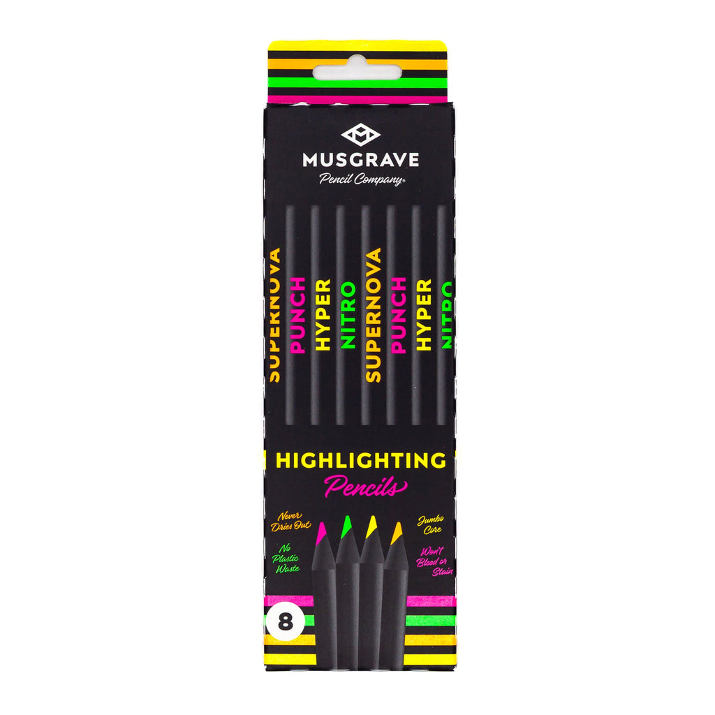 Highlighting Pencils — Set of 8