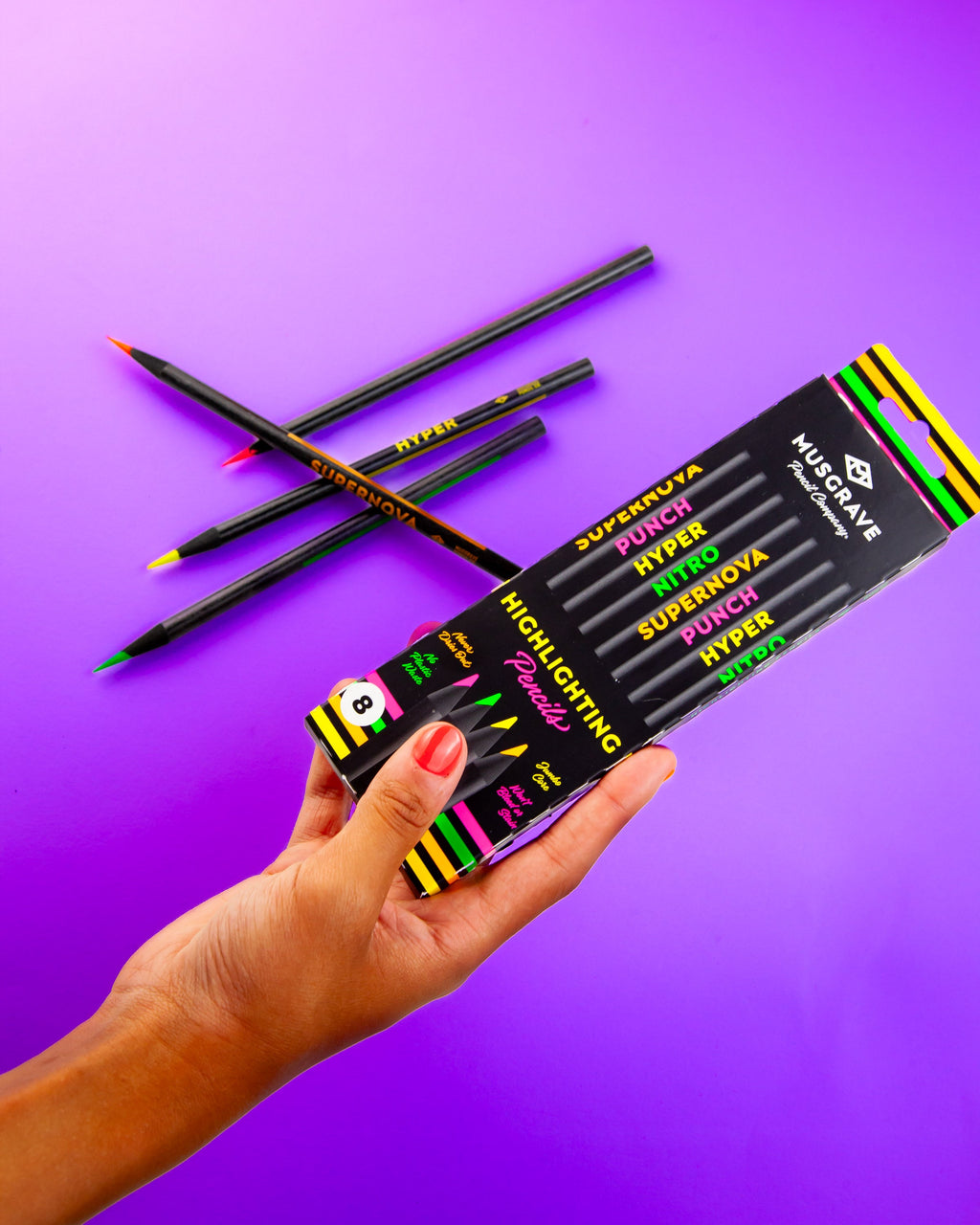 Highlighting Pencils — Set of 8