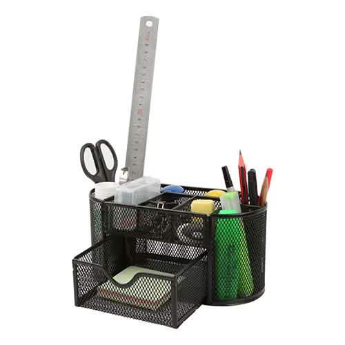 Metal Mesh Desk Organizer