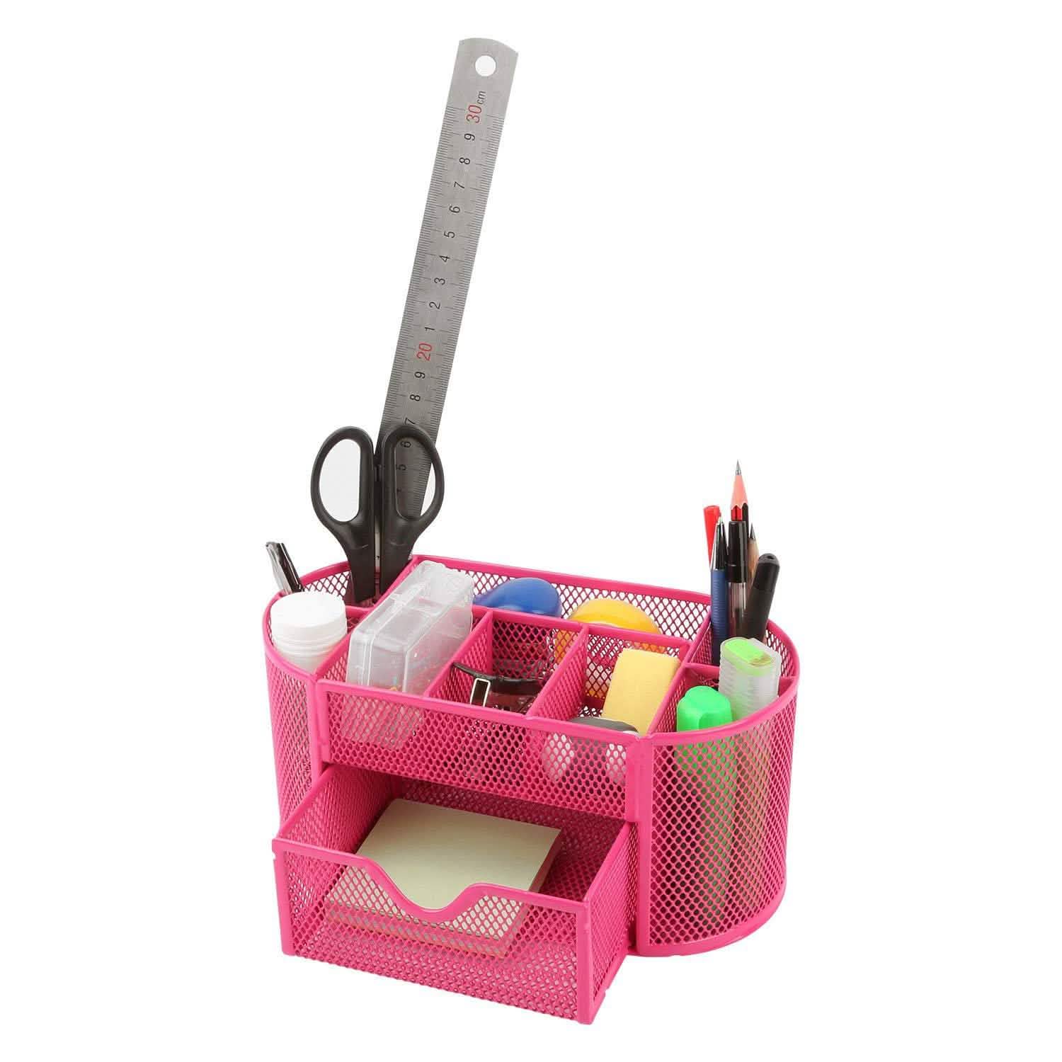 Metal Mesh Desk Organizer