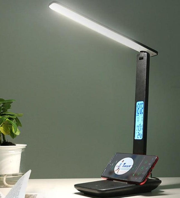 Smart Desk Lamp with Clock, Calendar & Alarm